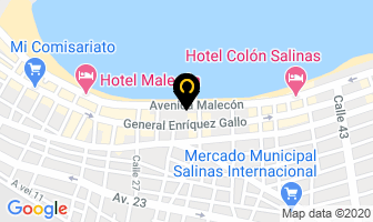 Mapa de Restaurante  “La Terraza Del Mar” en Salinas