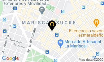 Mapa de Restaurante Veggie en Quito