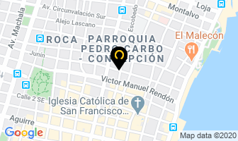 Mapa de Ricardo A. Baque Networker en Guayaquil