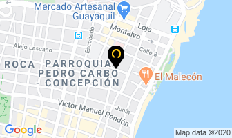 Mapa de Roldos Aguilera Leon Ab. en Guayaquil