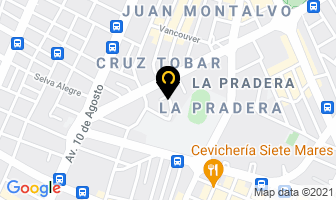 Mapa de Rosero Villarreal Javier Dr. en Quito