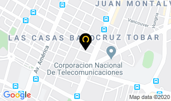 Mapa de Rutas De America en Quito
