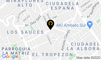 Mapa de Sala De Recepciones El Marquez en Ambato