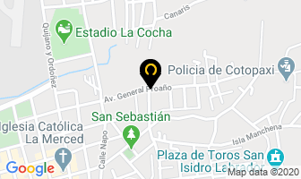 Mapa de Salon De Recepciones “San Luis” Internacional en Latacunga