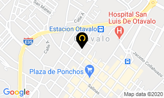 Mapa de Samana Hostal en Otavalo