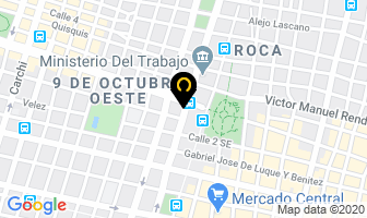 Mapa de Santacruz Vivanco Augusto Ab. en Guayaquil
