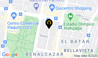 Mapa de Santiago´s Cocina Italiana en Quito