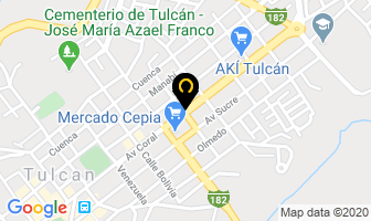 Mapa de Santo Pecado Bar en Tulcán