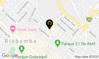 Mapa de Servic Dental en Riobamba