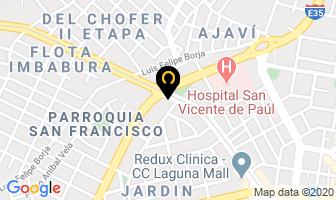 Mapa de Servicios Radiologicos Milenium Especialistas En Radiología en Ibarra