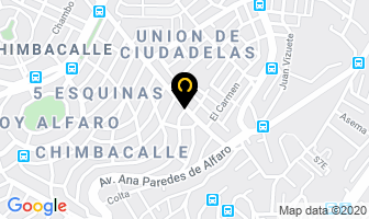 Mapa de Servienventos Lidioma en Quito