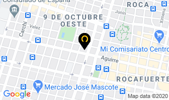 Mapa de Serviscreen en Guayaquil