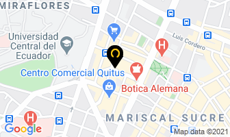 Mapa de Servpc en Distrito Metropolitano De Quito