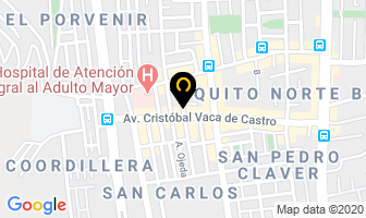 Mapa de Shantyniketan en Quito