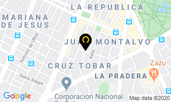 Mapa de Sinapsis Centro Psicoterapéutico en Quito