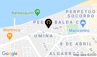 Mapa de Spa Antares en Manta