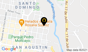 Mapa de Spond´lus Le Prestige De L´art en Quito