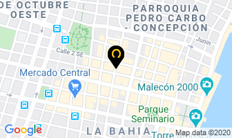 Mapa de Super Exito en Guayaquil
