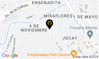Mapa de Taller Automotriz “Boris” en Manta