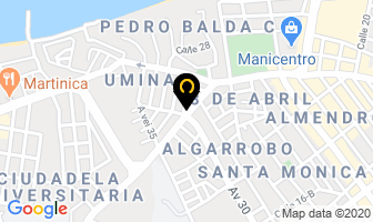 Mapa de Taller García. en Manta