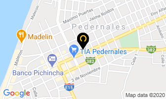Mapa de Taller Industrial Vidriomar en Pedernales