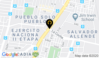 Mapa de Talleres Mecánicos Unidos en Quito