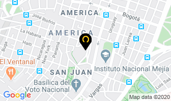 Mapa de Tecni Formacion en Quito