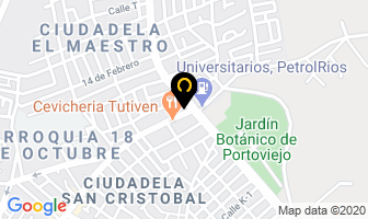 Mapa de Tecnivet en Portoviejo