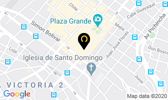 Mapa de Tejidos Carvin en Quito