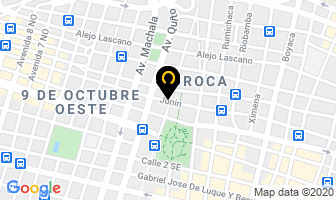 Mapa de Telecheck en Guayaquil
