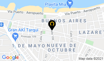 Mapa de Tercena Marcillo en Manta