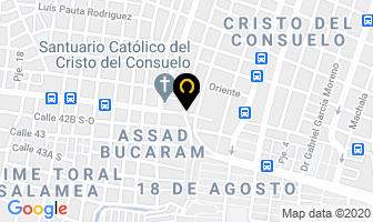 Mapa de Textiles Y Colores en Guayaquil