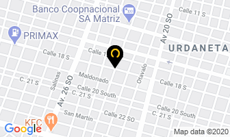 Mapa de Toluca Internacional en Guayaquil