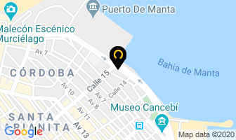 Mapa de Topi Tu Pizza en Manta