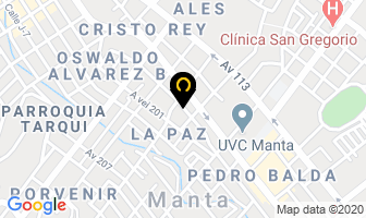 Mapa de Tour Rentacar en Manta