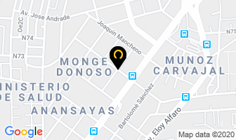 Mapa de Transportes J C R en Quito
