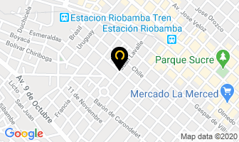 Mapa de Transportes Ñuca Llacta en Riobamba