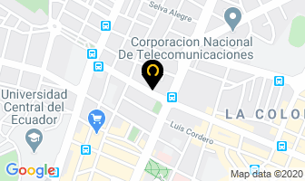 Mapa de Trofeos Azul Grana en Quito