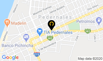 Mapa de Unidad Educativa María Auxiliadora en Pedernales