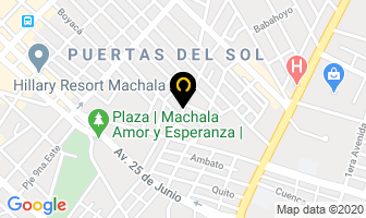 Mapa de Unidad Educativa Particular “Juana De Dios” en Machala