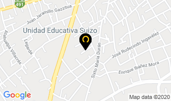Mapa de Unidad Educativa Suizo en Ambato