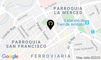 Mapa de Union Pet Company en Ambato