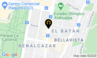 Mapa de Universal Music en Quito