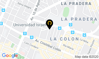 Mapa de Universidad Israel en Quito