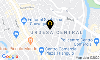 Mapa de Univerteam Ecuador en Guayaquil