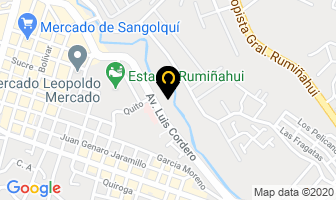 Mapa de “Usanza Confecciones” en Sangolquí