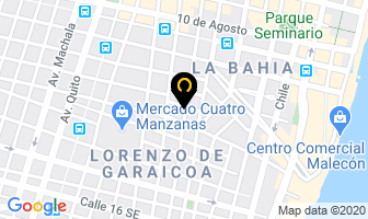 Mapa de Vaca Rivera Manuel Dr. en Guayaquil