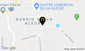 Mapa de Vajillas Selva Alegre en Sangolquí