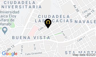 Mapa de Vamdental Fabricio Vaca en Manta