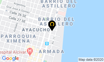 Mapa de Vefersa en Guayaquil